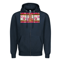 Navy pink camouflage egg hunter bunny   license plate Zipper Hoodie - BarkalooDesign