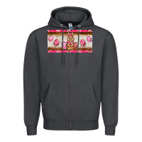 Smoke pink camouflage egg hunter bunny   license plate Zipper Hoodie - BarkalooDesign