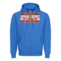 True Royal pink camouflage egg hunter bunny   license plate Zipper Hoodie - BarkalooDesign