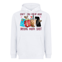 White can't talk right now doing mom shit Heavyweight Hoodie - MaliasSmallBusiness
