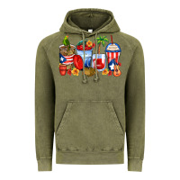 Vintage Olive puerto rico coffee cups Vintage Hoodie - Zillion Design Studio