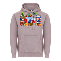 Vintage Zinc puerto rico coffee cups Vintage Hoodie - Zillion Design Studio