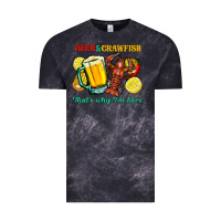 Cloud Black beer&crawfish that's why i'm here Vintage Tee - FaDigitalArtStudio