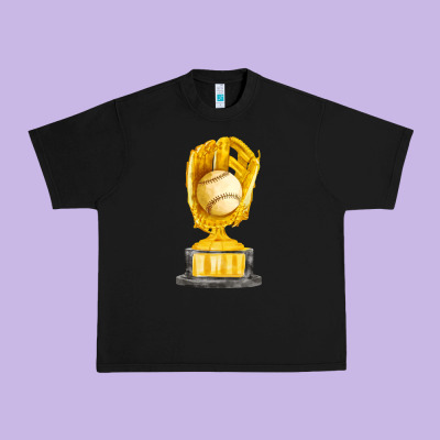 Baseball Throphy Cup Fa Element Urban Heavy Tee Designed By Fadigitalartstudio