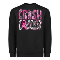 Black Crush Cancer Heavyweight Sweatshirt - texasbilliewilder