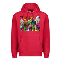 Cardinal spooky crusher monster truck Premium Hoodie - LillyAllenDesigns