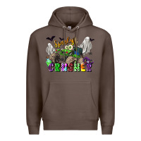 Coffee spooky crusher monster truck Premium Hoodie - LillyAllenDesigns