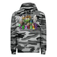 Slate Camo spooky crusher monster truck Premium Hoodie - LillyAllenDesigns