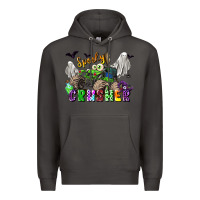 Smoke spooky crusher monster truck Premium Hoodie - LillyAllenDesigns