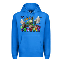 True Royal spooky crusher monster truck Premium Hoodie - LillyAllenDesigns