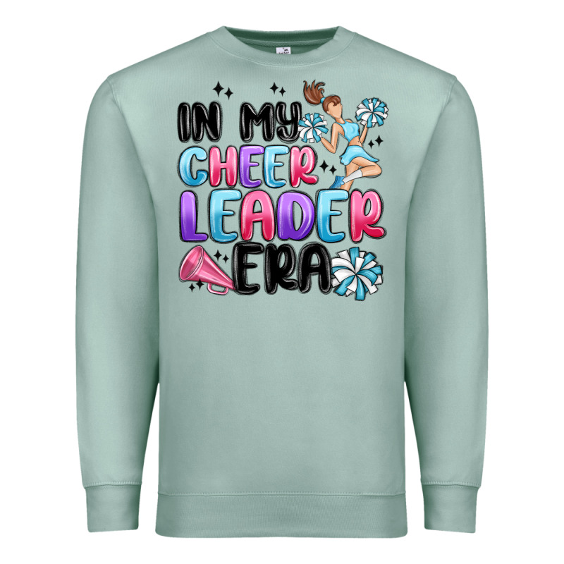 In My Cheer Leader Era Premium Sweatshirt by MaliasSmallBusiness | Teevron