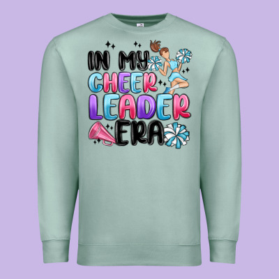 In My Cheer Leader Era Premium Sweatshirt Designed By Maliassmallbusiness
