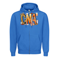 True Royal cna certified nursing assistant nurse Zipper Hoodie - NancyCooperArtShop