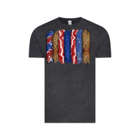 Vintage Black 4th of July brushstroke Vintage Tee - CowGirlArtShop