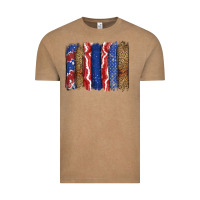 Vintage Coffee 4th of July brushstroke Vintage Tee - CowGirlArtShop