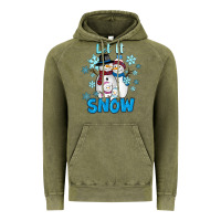Vintage Olive let it snow Vintage Hoodie - RanaPortraitStore