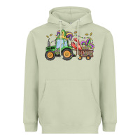 Matcha mardi gras tractor Heavyweight Hoodie - MaliasSmallBusiness