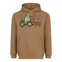Toasted Coconut mardi gras tractor Heavyweight Hoodie - MaliasSmallBusiness