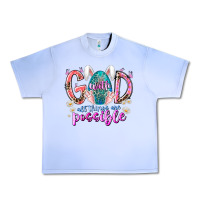 Grape Ice with god all things are possible Urban Heavy Tee - RacoonDesign