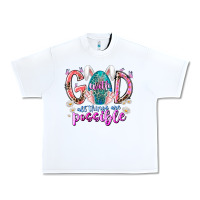 White with god all things are possible Urban Heavy Tee - RacoonDesign
