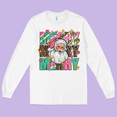 Merry Merry Merry Long Sleeve Tee Designed By Adodesignshop