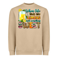 Mushroom when life gives you lemons make someting sweet Heavyweight Sweatshirt - Zillion Design Studio
