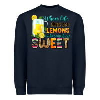 Navy when life gives you lemons make someting sweet Heavyweight Sweatshirt - Zillion Design Studio