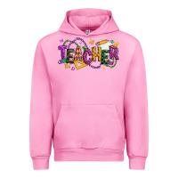 Fuchsia Pink mardi gras teacher Urban Hoodie - texasbilliewilder