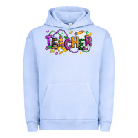 Pigment Grape Ice mardi gras teacher Urban Hoodie - texasbilliewilder