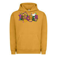 Pigment Peanut Butter mardi gras teacher Urban Hoodie - texasbilliewilder