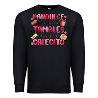 Black pandulce bunuelos tamales abuelita cafecito Premium Sweatshirt - MaliasSmallBusiness