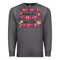 Charcoal Heather pandulce bunuelos tamales abuelita cafecito Premium Sweatshirt - MaliasSmallBusiness