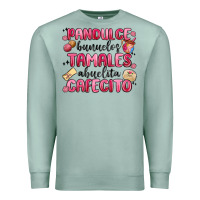 Seafoam pandulce bunuelos tamales abuelita cafecito Premium Sweatshirt - MaliasSmallBusiness