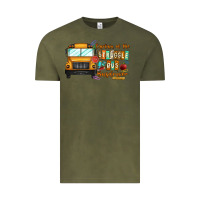 Vintage Olive captain of struggle bus busdriver Vintage Tee - CowhideDigitalArt