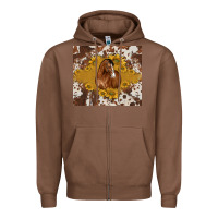 Chestnut horse Zipper Hoodie - BarkalooDesign