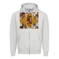 Dove Grey horse Zipper Hoodie - BarkalooDesign