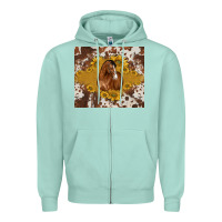 Seafoam horse Zipper Hoodie - BarkalooDesign
