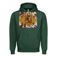 Sports Green horse Zipper Hoodie - BarkalooDesign