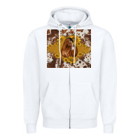 White horse Zipper Hoodie - BarkalooDesign