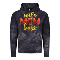 Cloud Black wife mom boss Vintage Hoodie - texasbilliewilder
