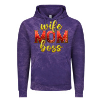 Cloud Purple wife mom boss Vintage Hoodie - texasbilliewilder