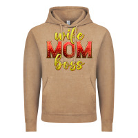 Vintage Coffee wife mom boss Vintage Hoodie - texasbilliewilder