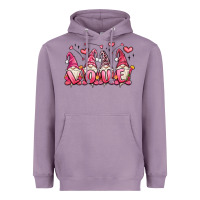 Lavender love gnomes valentine's day Heavyweight Hoodie - MaliasSmallBusiness