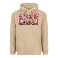 Mushroom love gnomes valentine's day Heavyweight Hoodie - MaliasSmallBusiness
