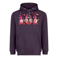 Plum love gnomes valentine's day Heavyweight Hoodie - MaliasSmallBusiness