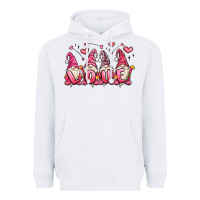 White love gnomes valentine's day Heavyweight Hoodie - MaliasSmallBusiness