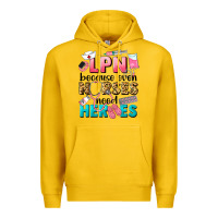 Lemon lpn because nurses need heroes Premium Hoodie - LillyAllenDesigns