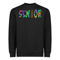 Black senior 2022 tie die leopard Heavyweight Sweatshirt - RanaPortraitStore