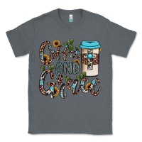 Charcoal Heather coffee and grace Classic Tee - JahusDesignShop