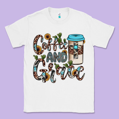Coffee And Grace Classic Tee Designed By Jahusdesignshop